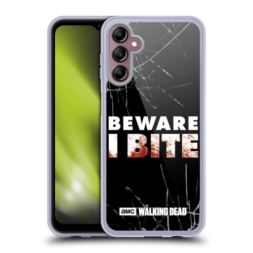 AMC The Walking Dead Typography I Bite Soft Gel Case for Samsung Galaxy A14 5G