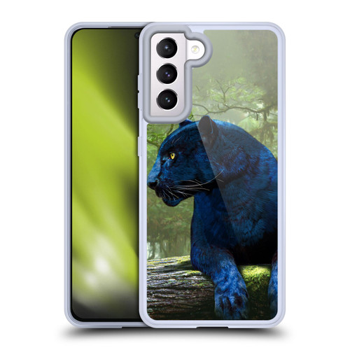 Vincent Hie Graphics Panther Soft Gel Case for Samsung Galaxy S21 5G & MagSafe