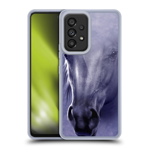 Vincent Hie Big Face Animals Horse Soft Gel Case for Samsung Galaxy A53 5G (2022)