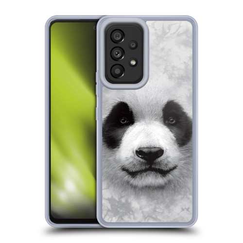 Vincent Hie Big Face Animals Panda Soft Gel Case for Samsung Galaxy A53 5G (2022)
