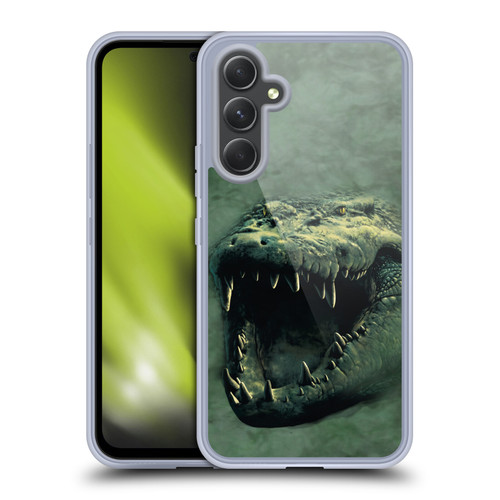 Vincent Hie Big Face Animals Alligator Soft Gel Case for Samsung Galaxy A54 5G
