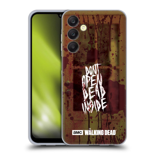 AMC The Walking Dead Typography Do Not Open Soft Gel Case for Samsung Galaxy A25 5G
