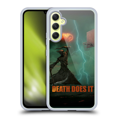 Vincent Hie Skulls Death Does It Soft Gel Case for Samsung Galaxy A34 5G
