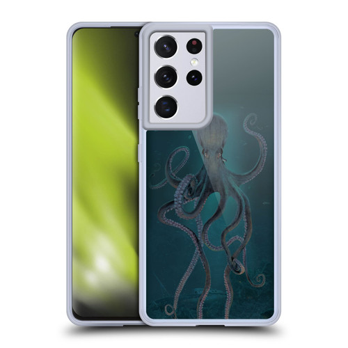 Vincent Hie Underwater Giant Octopus Soft Gel Case for Samsung Galaxy S21 Ultra 5G & MagSafe