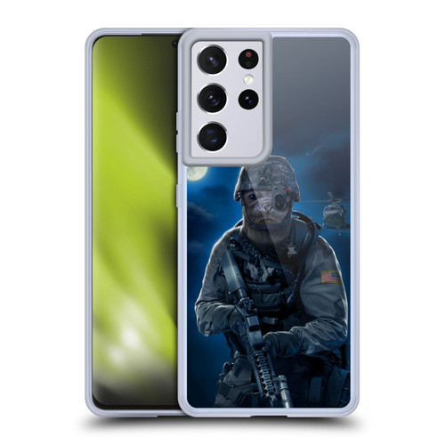 Vincent Hie Underwater Seal Soft Gel Case for Samsung Galaxy S21 Ultra 5G & MagSafe