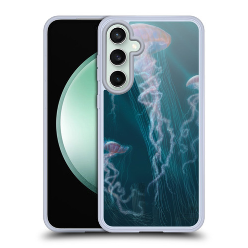 Vincent Hie Underwater Jellyfish Soft Gel Case for Samsung Galaxy S23 FE 5G & MagSafe