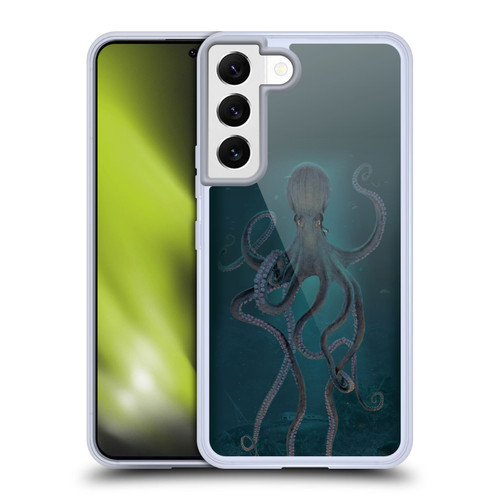 Vincent Hie Underwater Giant Octopus Soft Gel Case for Samsung Galaxy S22 5G & MagSafe