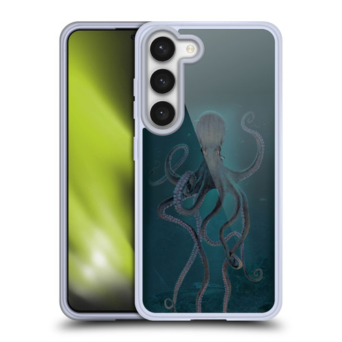Vincent Hie Underwater Giant Octopus Soft Gel Case for Samsung Galaxy S23 5G & MagSafe