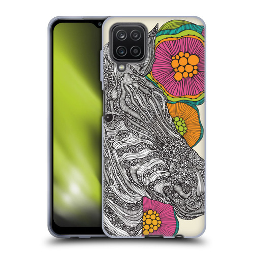 Valentina Nature and Floral Zebra Soft Gel Case for Samsung Galaxy A12 (2020)