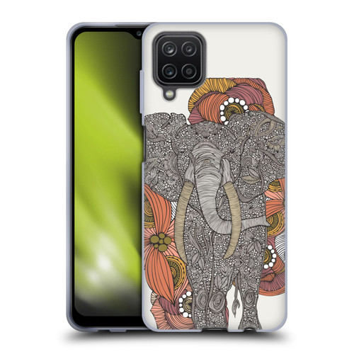 Valentina Nature and Floral Elephant Soft Gel Case for Samsung Galaxy A12 (2020)