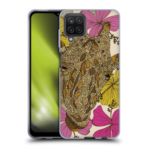 Valentina Nature and Floral Giraffe Soft Gel Case for Samsung Galaxy A12 (2020)