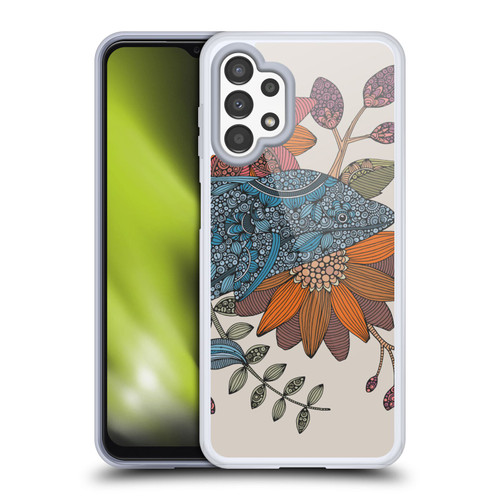 Valentina Nature and Floral Dolphin Soft Gel Case for Samsung Galaxy A13 (2022)