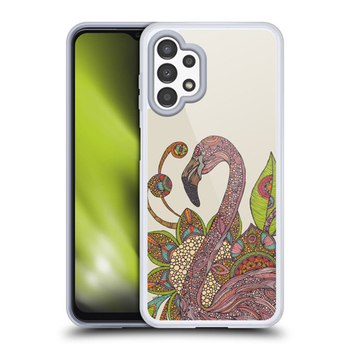 Valentina Nature and Floral Flamingo Soft Gel Case for Samsung Galaxy A13 (2022)