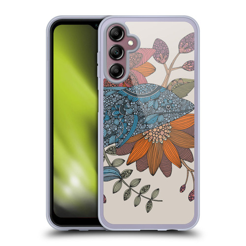 Valentina Nature and Floral Dolphin Soft Gel Case for Samsung Galaxy A14 5G