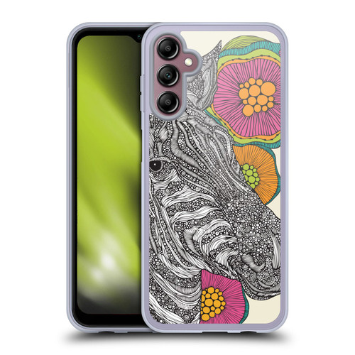 Valentina Nature and Floral Zebra Soft Gel Case for Samsung Galaxy A14 5G