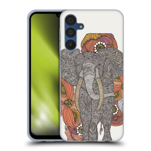 Valentina Nature and Floral Elephant Soft Gel Case for Samsung Galaxy A15 & MagSafe