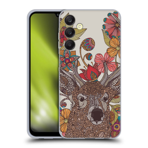 Valentina Nature and Floral Deer Soft Gel Case for Samsung Galaxy A25 5G