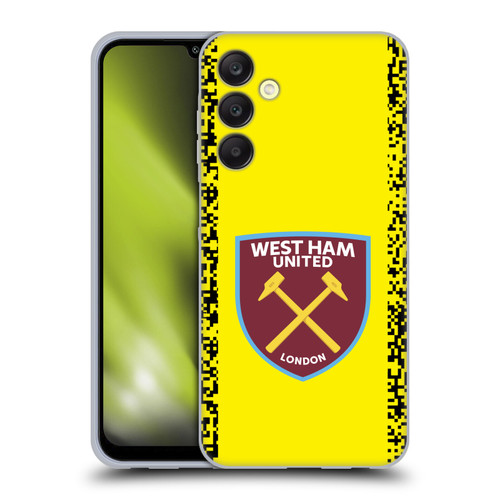 West Ham United FC 2021/22 Crest Kit Third Goalkeeper Soft Gel Case for Samsung Galaxy A25 5G