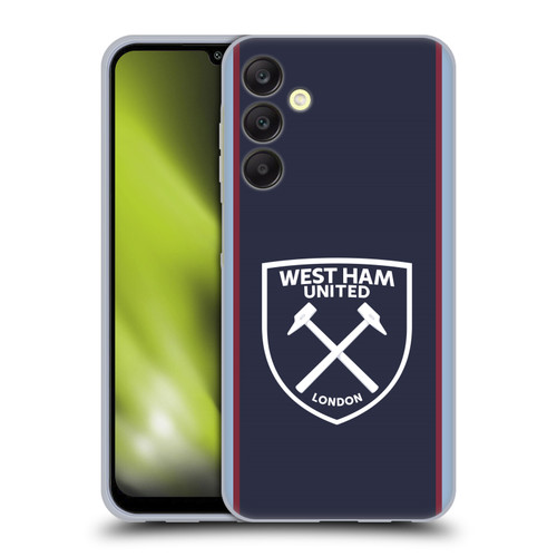 West Ham United FC 2021/22 Crest Kit Third Soft Gel Case for Samsung Galaxy A25 5G