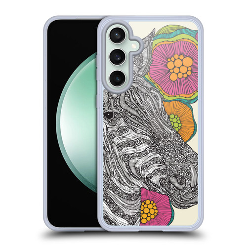 Valentina Nature and Floral Zebra Soft Gel Case for Samsung Galaxy S23 FE 5G & MagSafe
