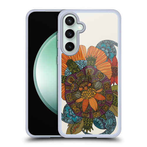 Valentina Nature and Floral Turtle 2 Soft Gel Case for Samsung Galaxy S23 FE 5G & MagSafe