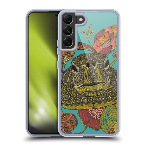 Valentina Nature and Floral Turtle Soft Gel Case for Samsung Galaxy S22+ 5G & MagSafe
