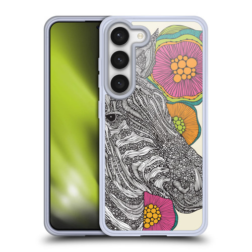 Valentina Nature and Floral Zebra Soft Gel Case for Samsung Galaxy S23 5G & MagSafe