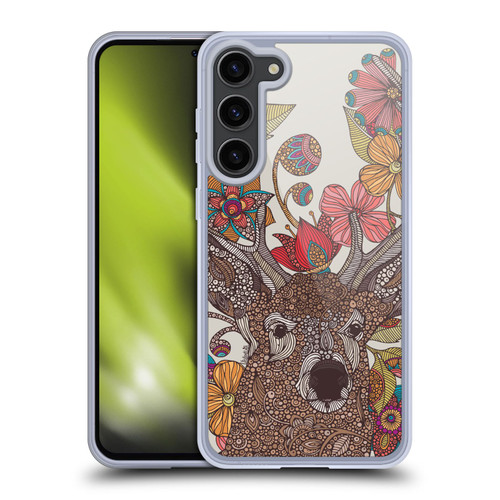 Valentina Nature and Floral Deer Soft Gel Case for Samsung Galaxy S23+ 5G & MagSafe