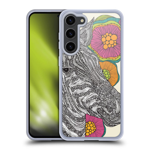 Valentina Nature and Floral Zebra Soft Gel Case for Samsung Galaxy S23+ 5G & MagSafe