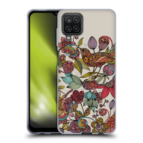 Valentina Birds Flowers Soft Gel Case for Samsung Galaxy A12 (2020)