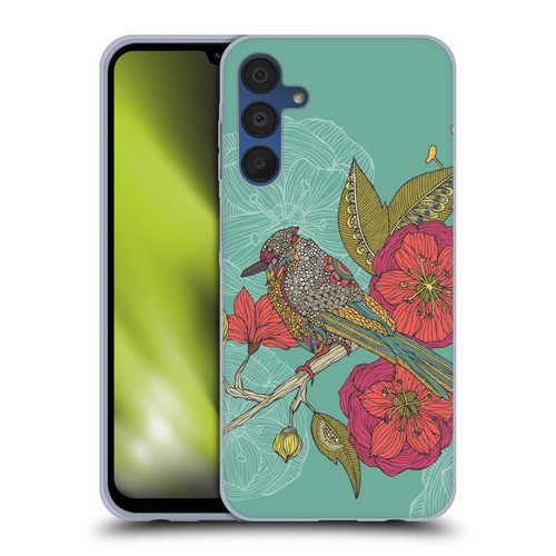 Valentina Birds Contented Constance Soft Gel Case for Samsung Galaxy A15 & MagSafe