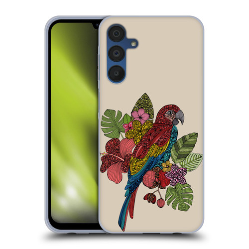 Valentina Birds Parrot Soft Gel Case for Samsung Galaxy A15 & MagSafe