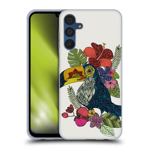 Valentina Birds Tucan Soft Gel Case for Samsung Galaxy A15 & MagSafe