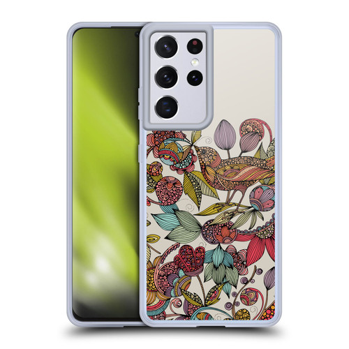 Valentina Birds Flowers Soft Gel Case for Samsung Galaxy S21 Ultra 5G & MagSafe