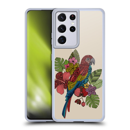 Valentina Birds Parrot Soft Gel Case for Samsung Galaxy S21 Ultra 5G & MagSafe