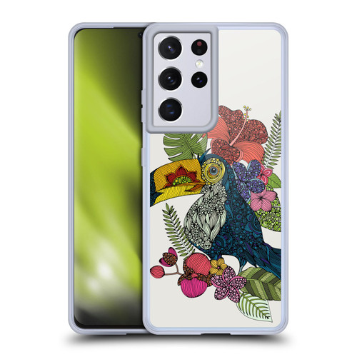 Valentina Birds Tucan Soft Gel Case for Samsung Galaxy S21 Ultra 5G & MagSafe