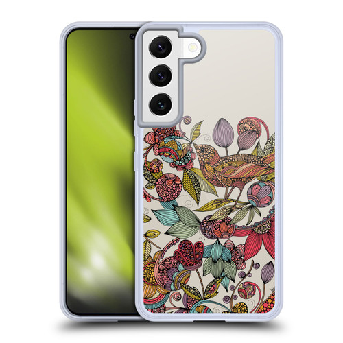 Valentina Birds Flowers Soft Gel Case for Samsung Galaxy S22 5G & MagSafe