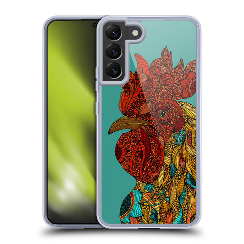 Valentina Birds Rooster Soft Gel Case for Samsung Galaxy S22+ 5G & MagSafe