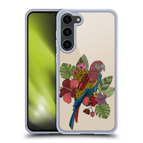 Valentina Birds Parrot Soft Gel Case for Samsung Galaxy S23+ 5G & MagSafe