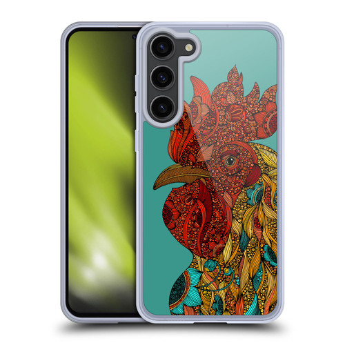 Valentina Birds Rooster Soft Gel Case for Samsung Galaxy S23+ 5G & MagSafe