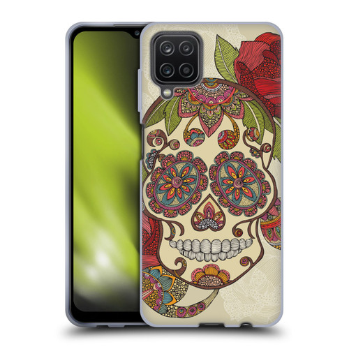 Valentina Bloom Sugar Skull Soft Gel Case for Samsung Galaxy A12 (2020)