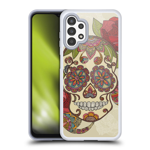 Valentina Bloom Sugar Skull Soft Gel Case for Samsung Galaxy A13 (2022)