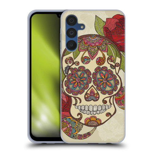 Valentina Bloom Sugar Skull Soft Gel Case for Samsung Galaxy A15 & MagSafe