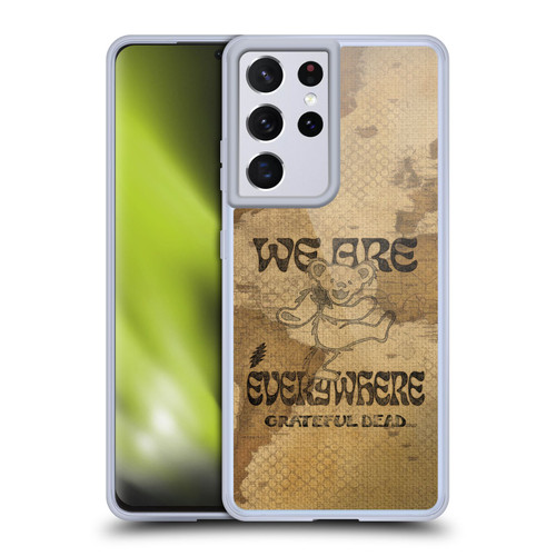 Grateful Dead Graphics Bear Vintage Soft Gel Case for Samsung Galaxy S21 Ultra 5G & MagSafe