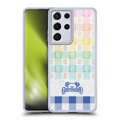 Grateful Dead Graphics Colourful Pattern Soft Gel Case for Samsung Galaxy S21 Ultra 5G & MagSafe