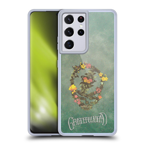 Grateful Dead Graphics Floral Logo Soft Gel Case for Samsung Galaxy S21 Ultra 5G & MagSafe
