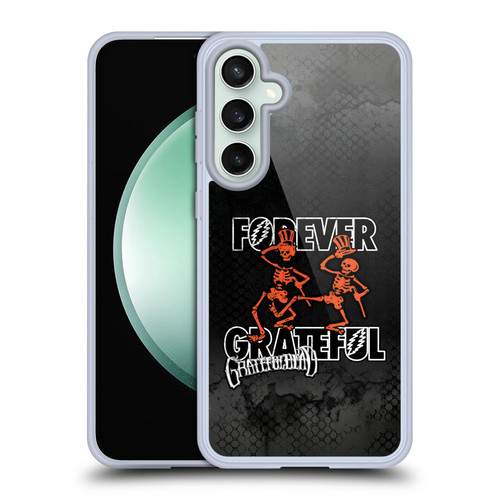 Grateful Dead Graphics Dancing Skeletons Soft Gel Case for Samsung Galaxy S23 FE 5G & MagSafe