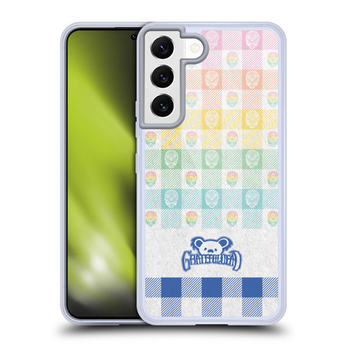 Grateful Dead Graphics Colourful Pattern Soft Gel Case for Samsung Galaxy S22 5G & MagSafe