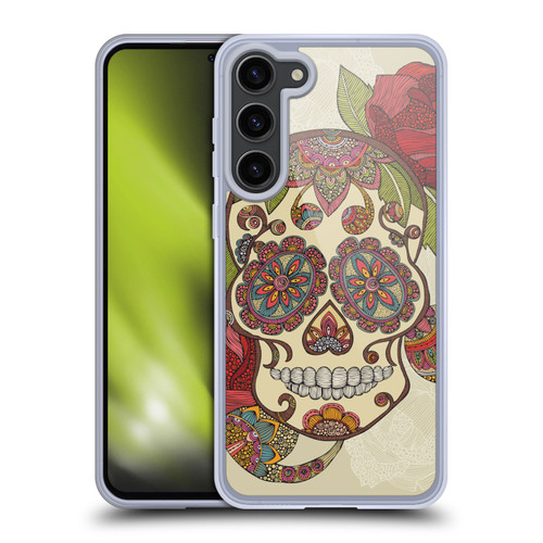 Valentina Bloom Sugar Skull Soft Gel Case for Samsung Galaxy S23+ 5G & MagSafe
