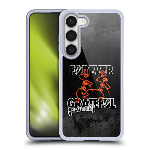 Grateful Dead Graphics Dancing Skeletons Soft Gel Case for Samsung Galaxy S23 5G & MagSafe